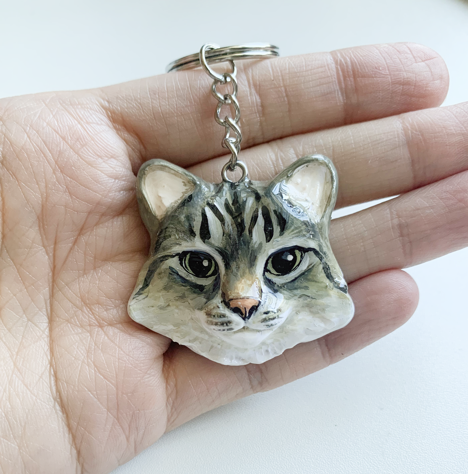 Cat Keychain Indigopearl