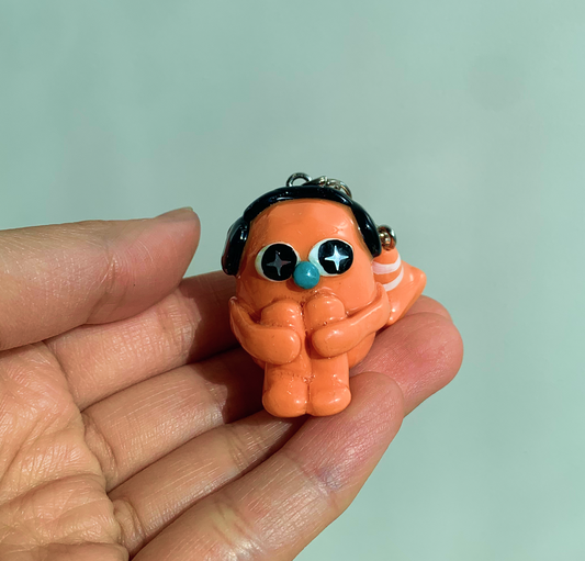 Orange Anxious Guy Indigopearl