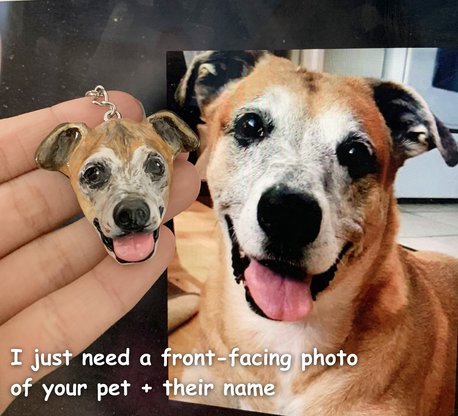 Personalized Pet Keychain Indigopearl