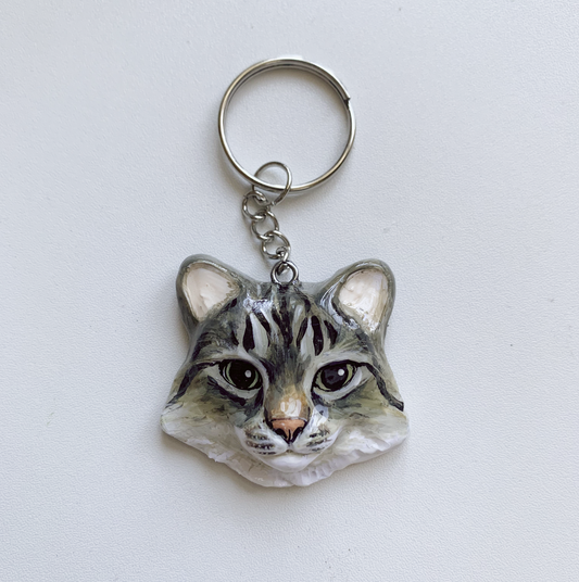 Cat Keychain Indigopearl