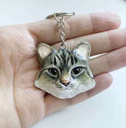 Cat Keychain Indigopearl